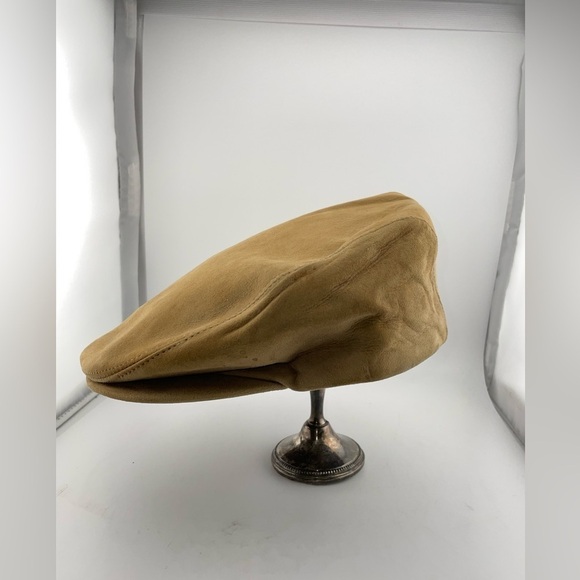 Country Gentleman Mens Newsboy Hat Brown 100% Suede 7​​​​​​​​​​​ - Picture 3 of 5